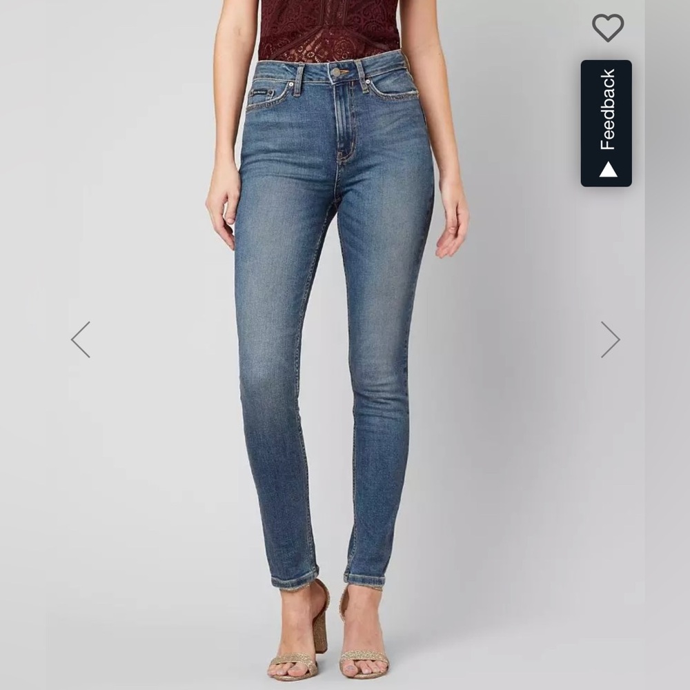 Calvin Klein High Rise Stretch Legging Jean - Medium Wash